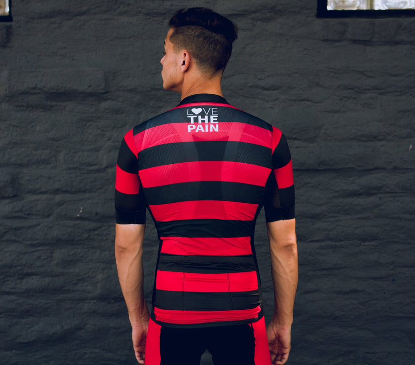 "Fierce Red" Light Racer Aero Jersey suit