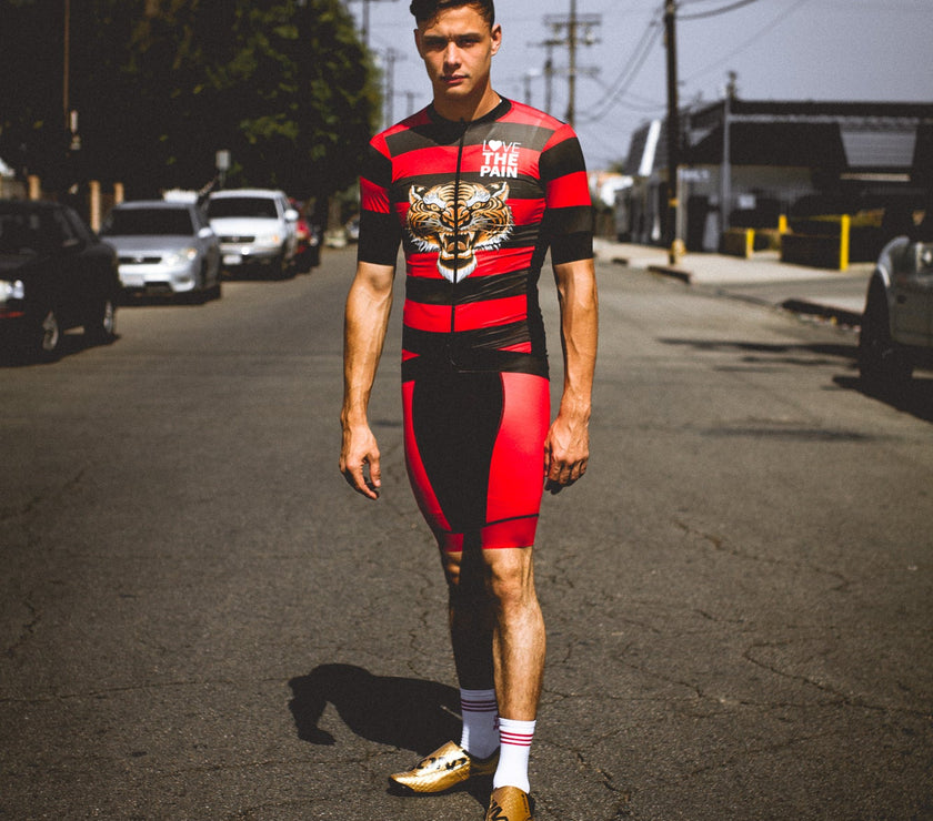 "Fierce Red" Light Racer Aero Jersey suit