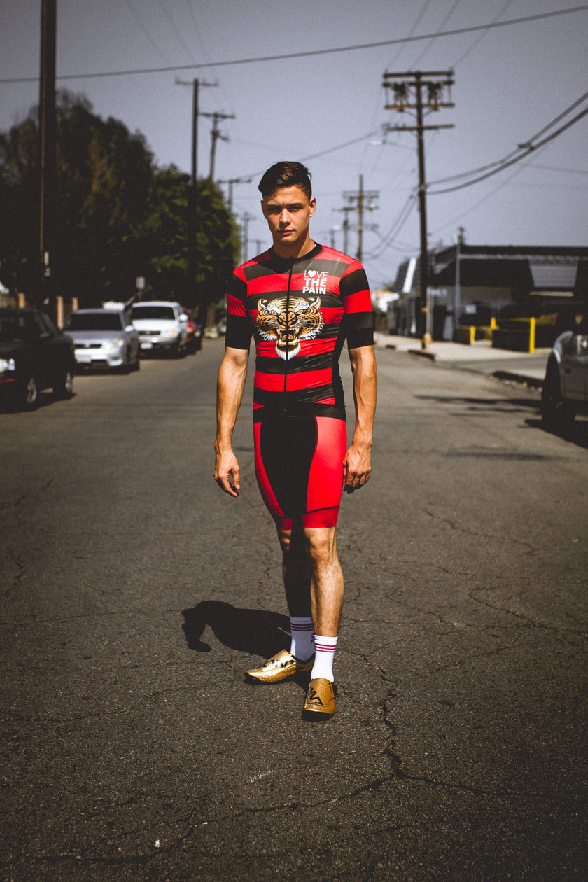 "Fierce Red" Light Racer Aero Jersey suit