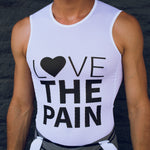 Pure White Simple Sleeveless T-shirt