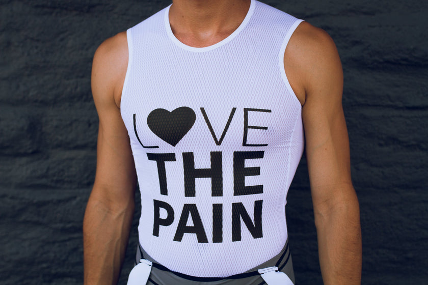 Pure White Simple Sleeveless T-shirt