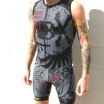 "Insane Graffiti" Sleeveless Suit