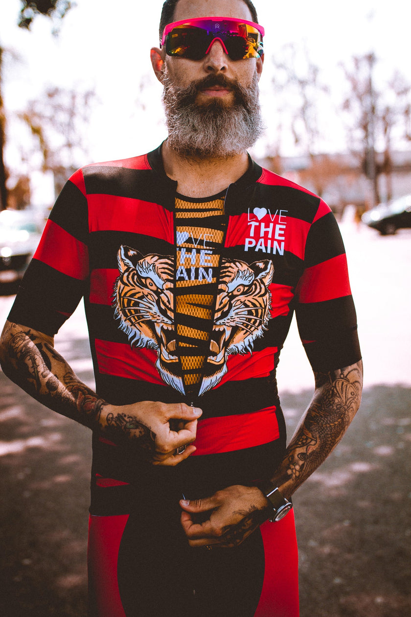 "Fierce Red" Light Racer Aero Jersey suit