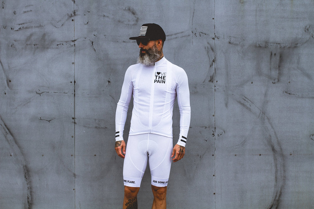 "Blanco" Professional Cycling Suit Pure White