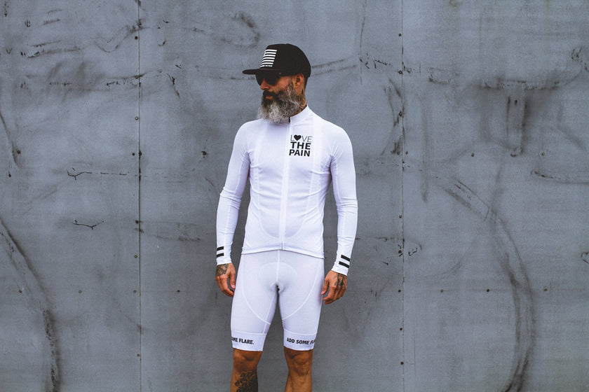 "Blanco" Professional Cycling Suit Pure White
