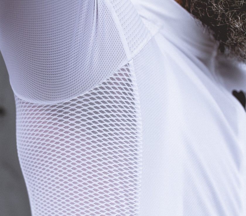 "Blanco" Professional Cycling Suit Pure White