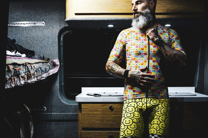 "Smiley" Small Expression Series Cycling Wear