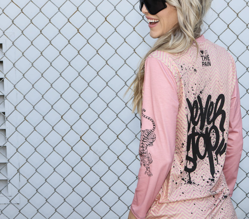 "Pretty 3/4" Tiger Tee