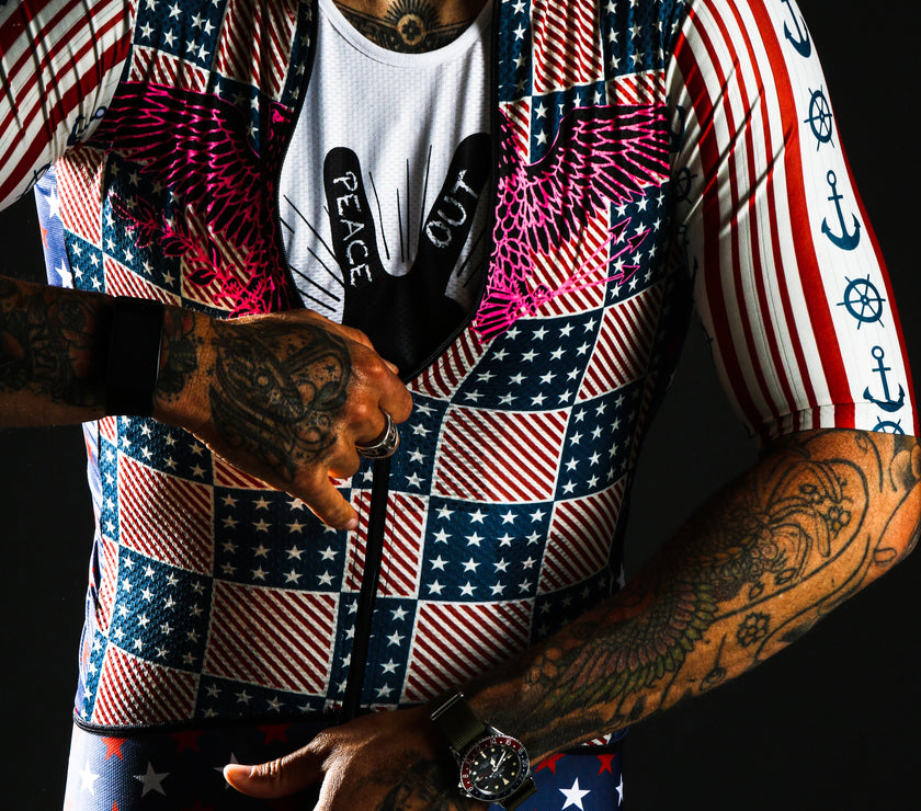 Voyager Series Anchor Small Logo Cycling Wear Set