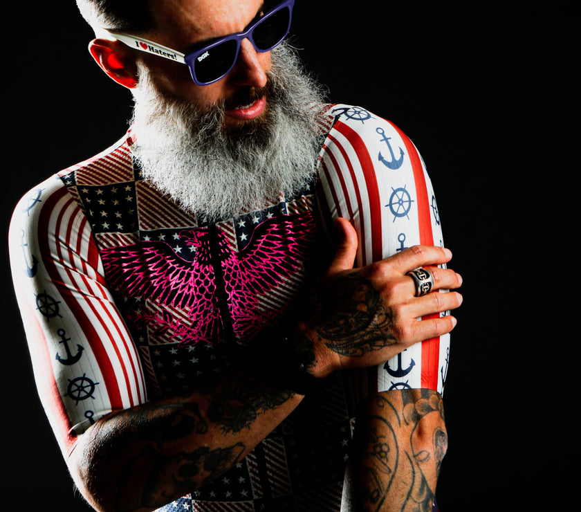 Voyager Series Anchor Small Logo Cycling Wear Set