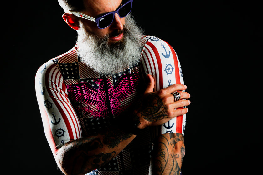 Voyager Series Anchor Small Logo Cycling Wear Set