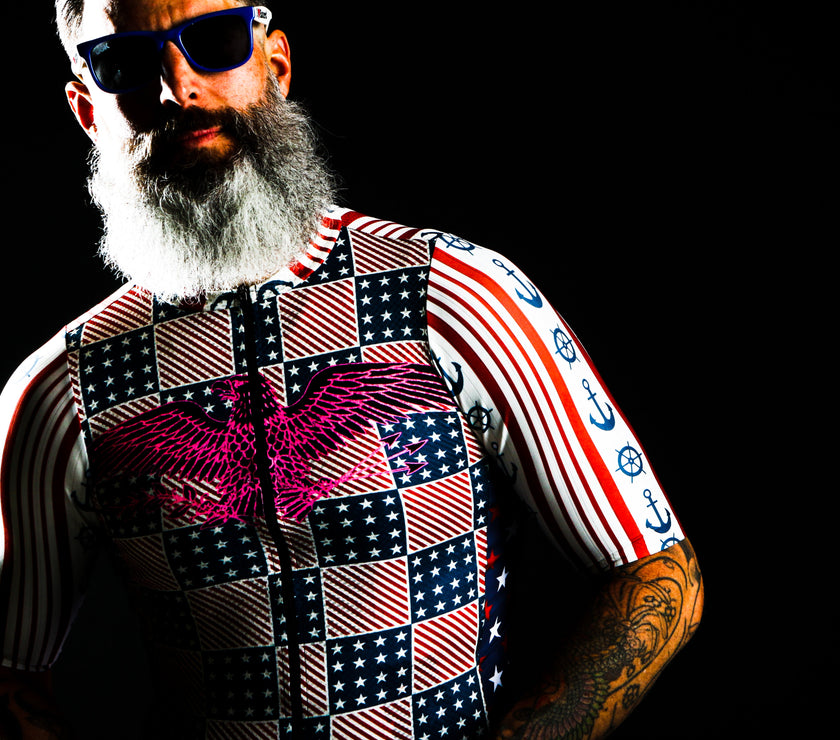 Voyager Series Anchor Small Logo Cycling Wear Set