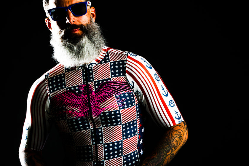 Voyager Series Anchor Small Logo Cycling Wear Set