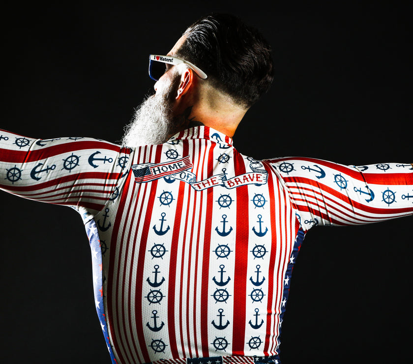 Voyager Series Anchor Small Logo Cycling Wear Set