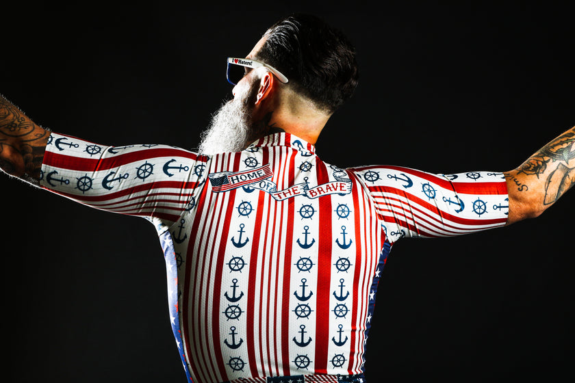 Voyager Series Anchor Small Logo Cycling Wear Set