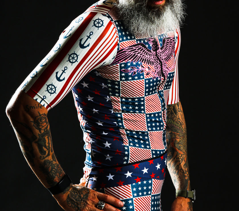 Voyager Series Anchor Small Logo Cycling Wear Set