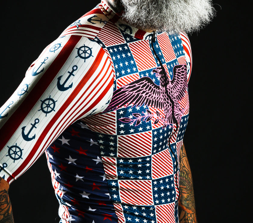 Voyager Series Anchor Small Logo Cycling Wear Set