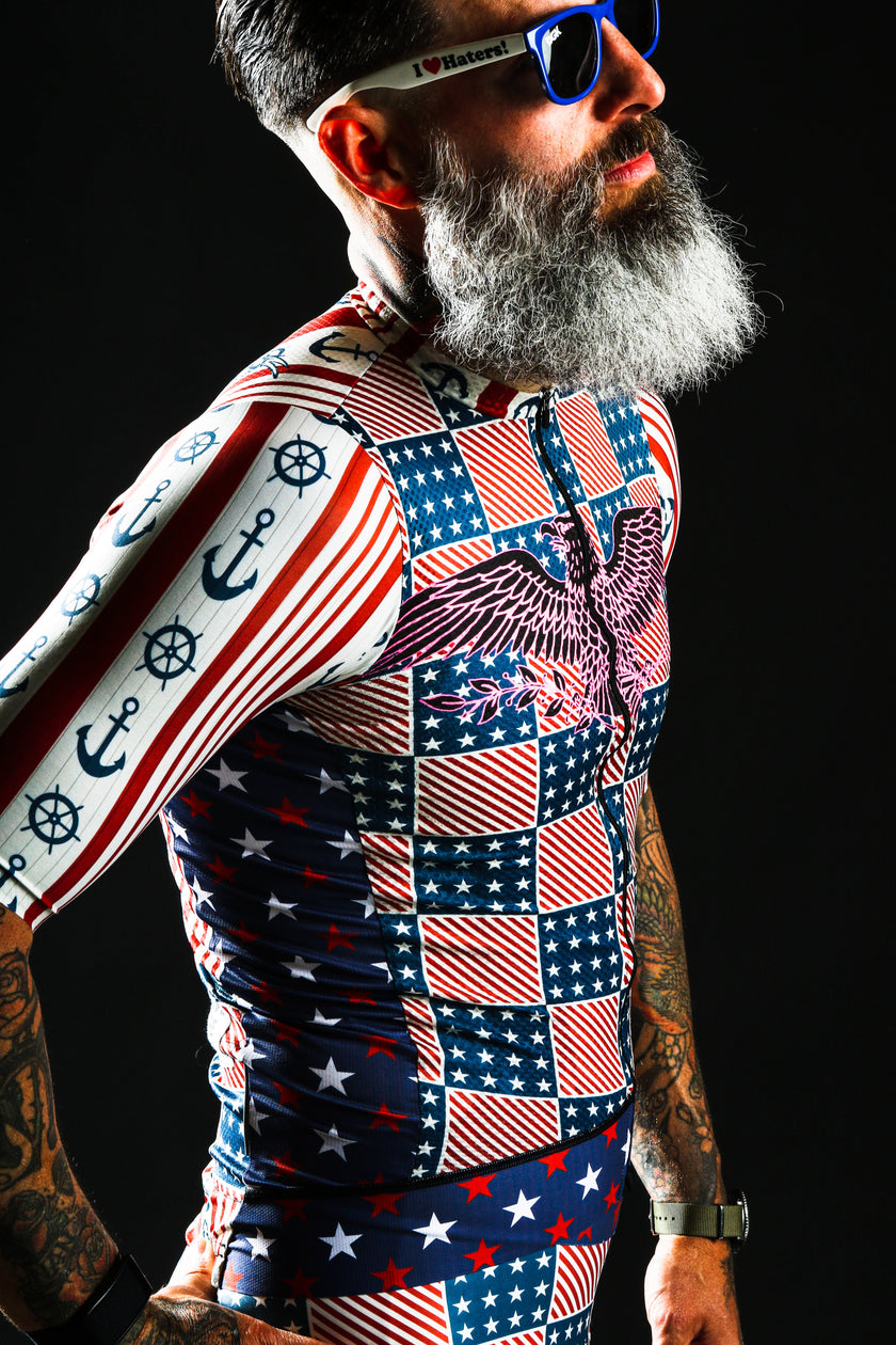 Voyager Series Anchor Small Logo Cycling Wear Set