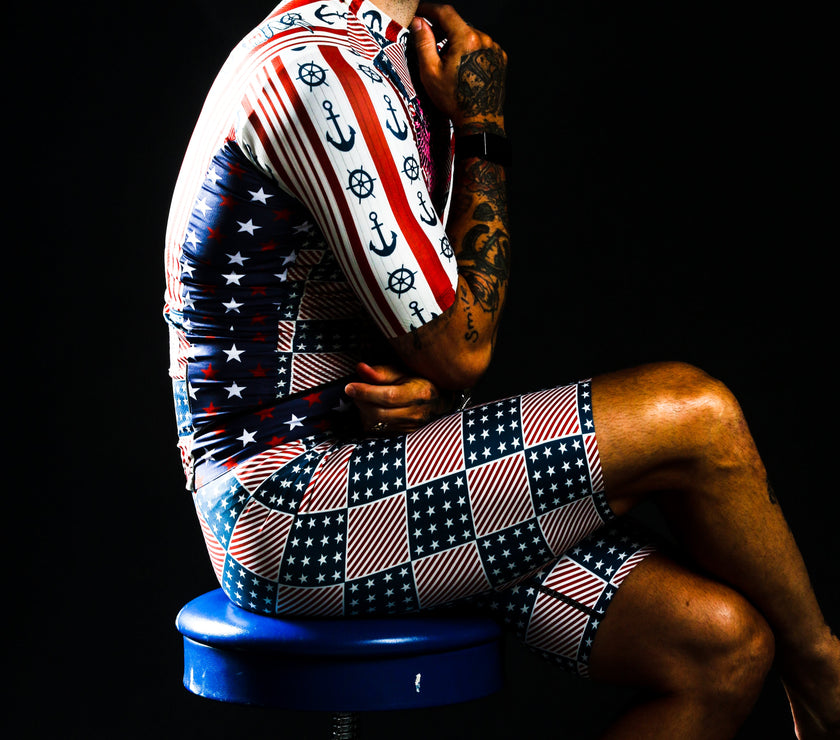 Voyager Series Anchor Small Logo Cycling Wear Set