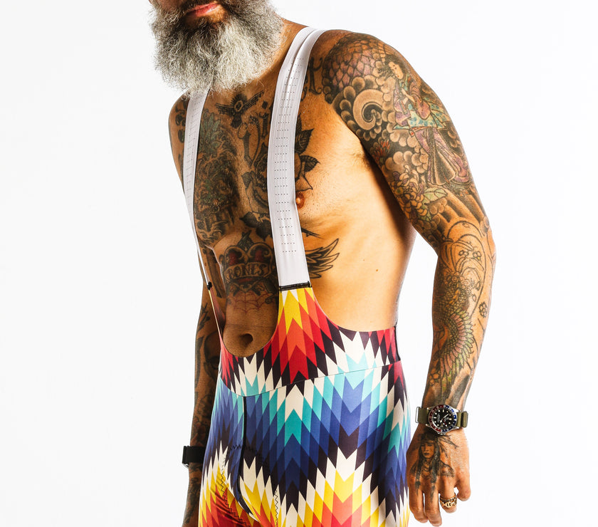 Colorful Argyle Pattern Professional Cycling Suit Cycling Pants