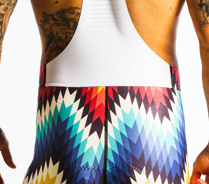 Colorful Argyle Pattern Professional Cycling Suit Cycling Pants