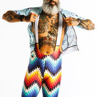 Colorful Argyle Pattern Professional Cycling Suit Cycling Pants