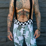 Camouflage Building Block Cycling Shorts