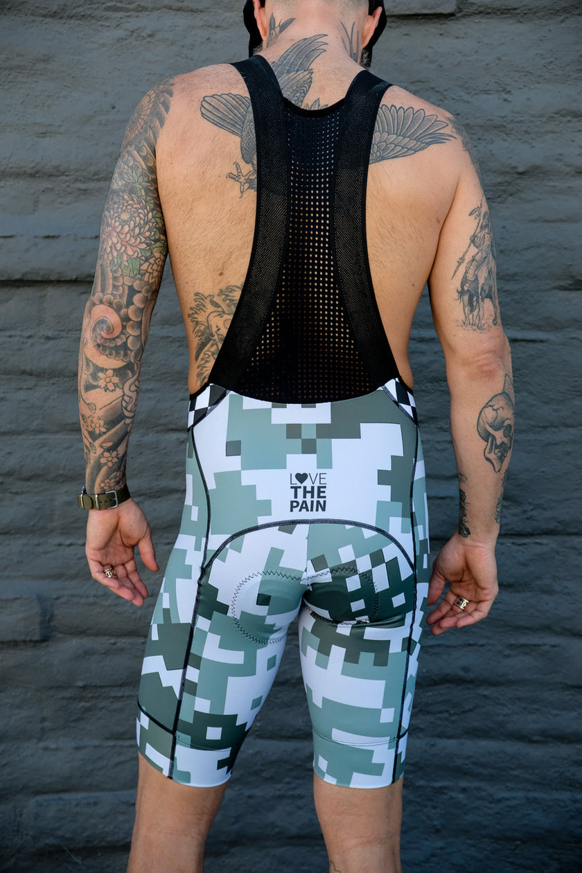 Camouflage Building Block Cycling Shorts