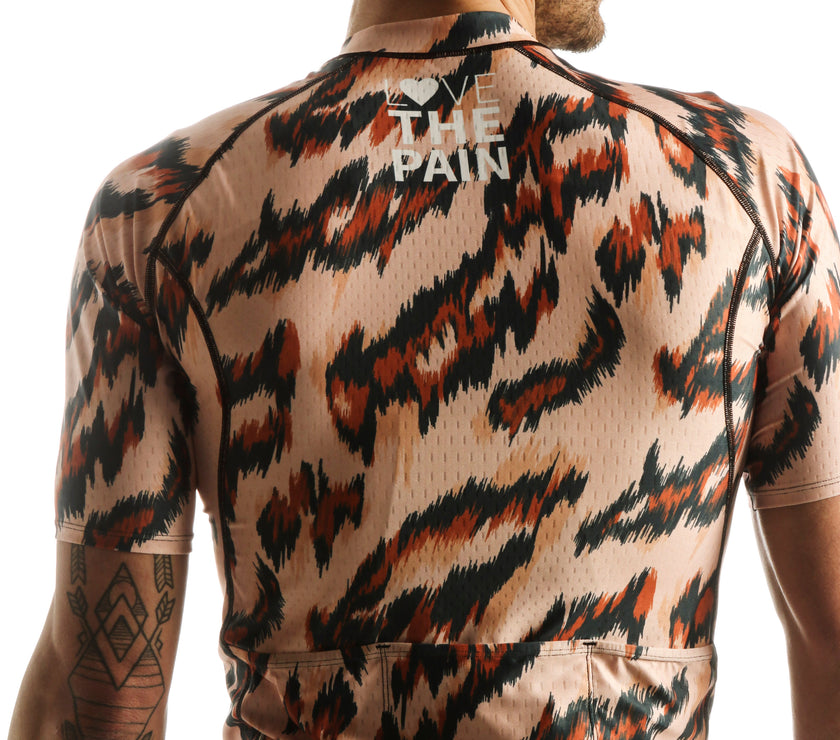 Classic Leopard Print Professional Cycling Equipment Breathable Cycling Clothing