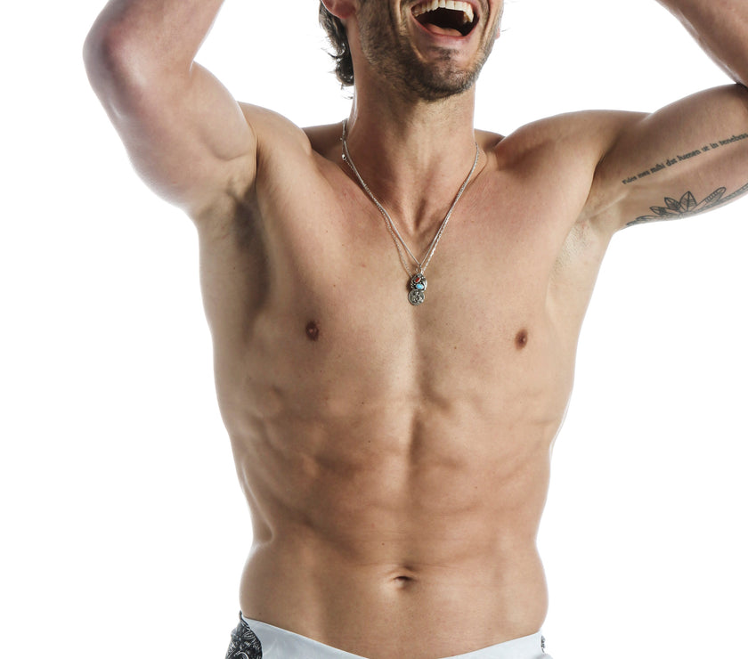 "Skeletor"  Fake Tattoo Cycling Shorts