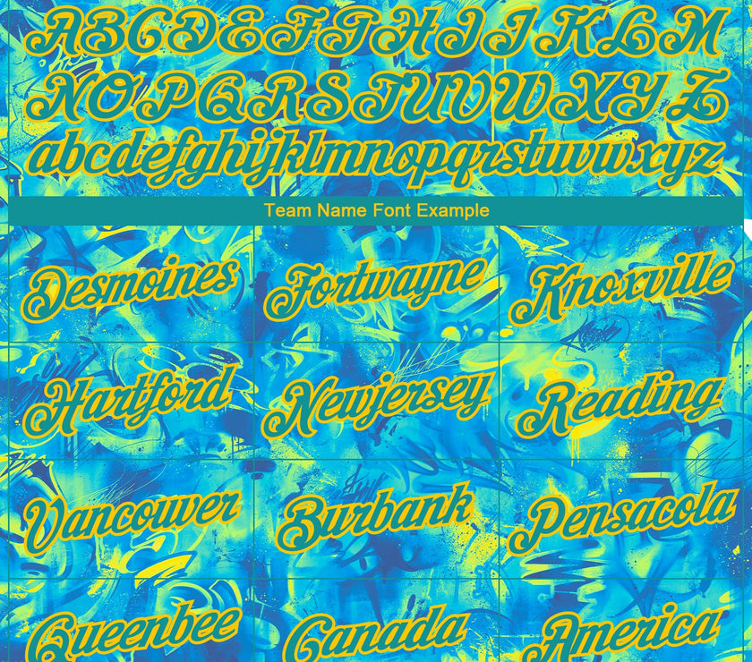 Custom Graffiti Pattern White-Light Blue Scratch 3D Long Sleeve Performance T-Shirt