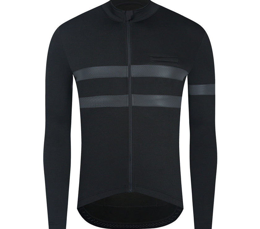 Reflective Warm Long Sleeve Men's Cycling Jersey