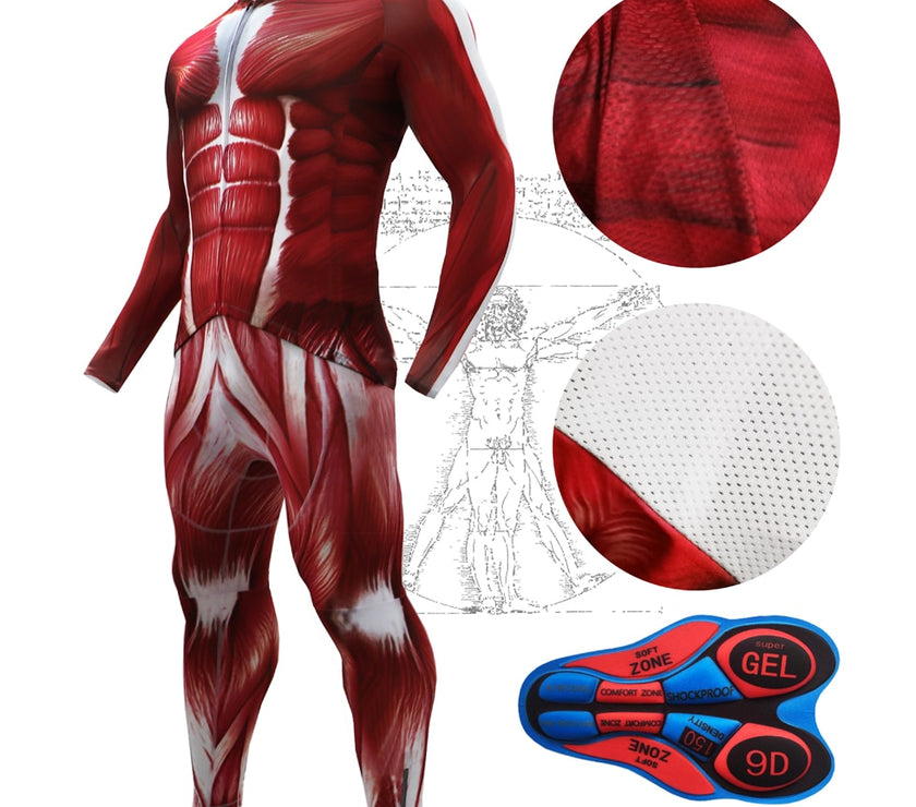 Red Muscle Giant cycling jersey