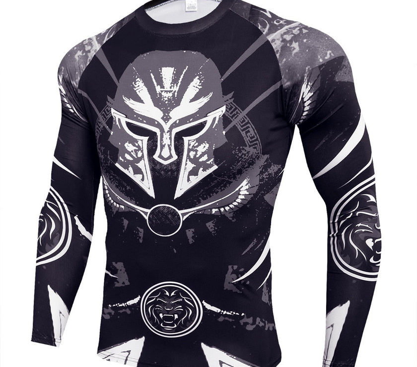 Men Quick Dry Long Sleeves Sports Tops