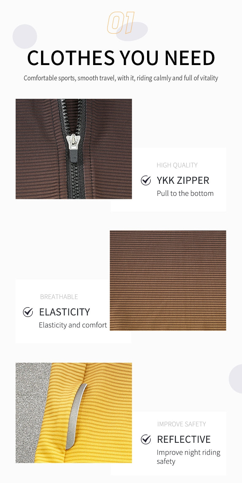 Men's Transitional Color Short Sleeve Cycling Jersey