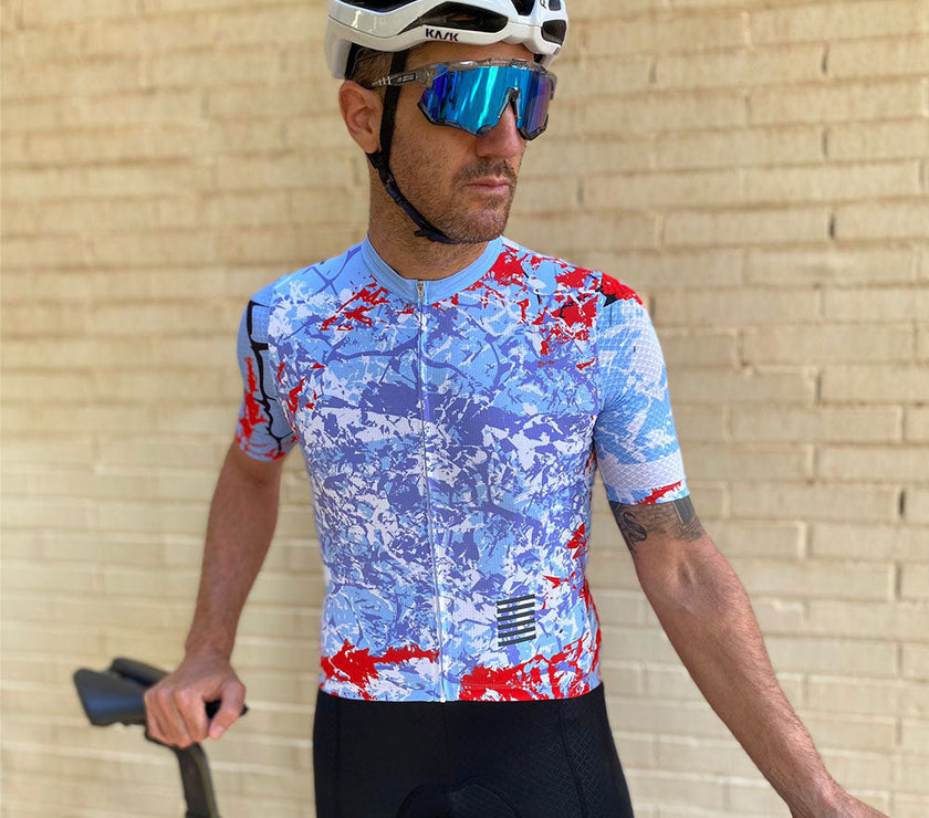 Short Sleeve Men Summer Mountain Bike Cycling Jersey