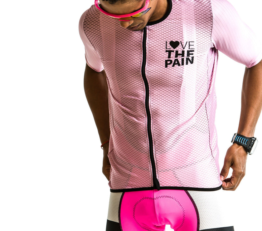 "Salmon" Breathable Mesh Cycling Suit