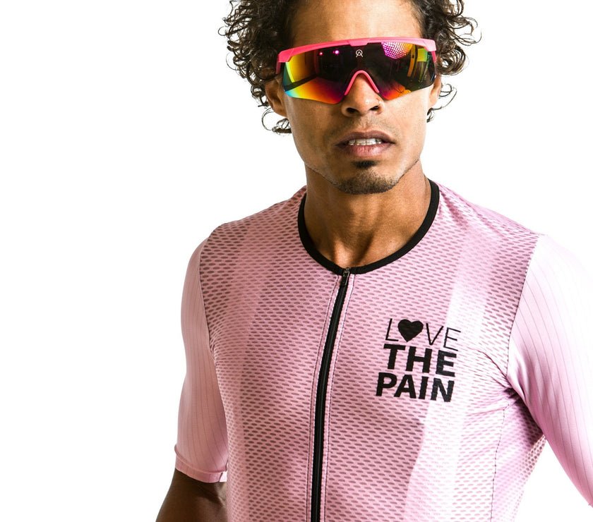 "Salmon" Breathable Mesh Cycling Suit