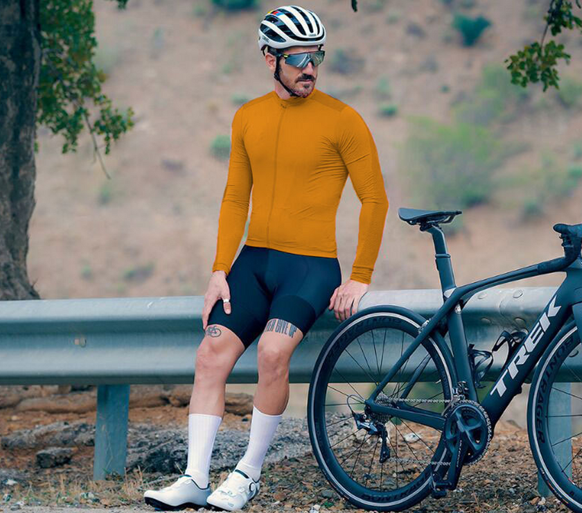 Long Sleeve Slim Pro Team Cycling Jersey