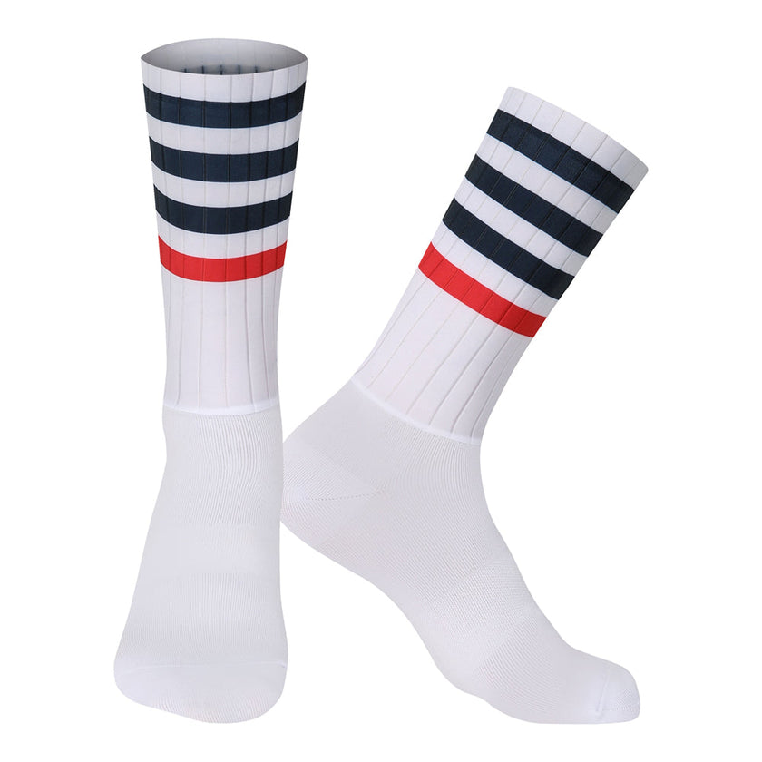 Anti Slip Whiteline Sport Cycling Socks