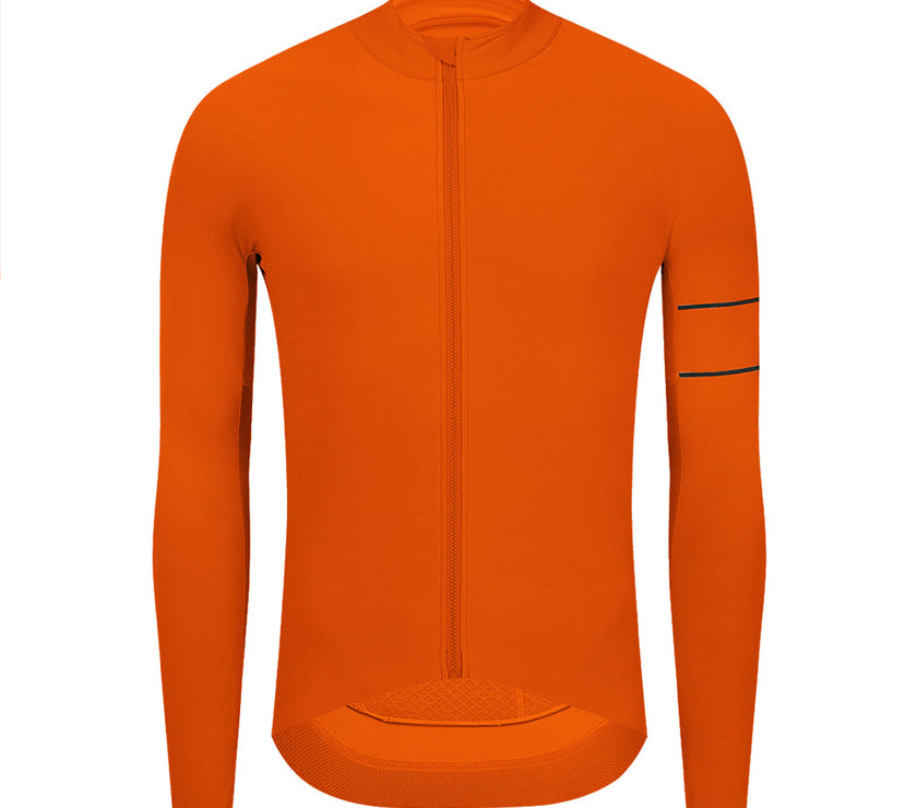 Thermal Fleece Long Sleeve Cycling Jersey 10 Colors