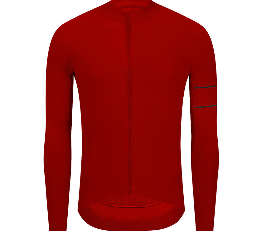 Thermal Fleece Long Sleeve Cycling Jersey 10 Colors