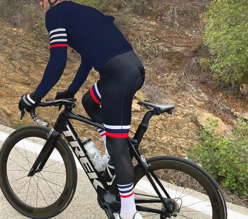 Winter Long Sleeves Fleece Warm Cycling Jersey