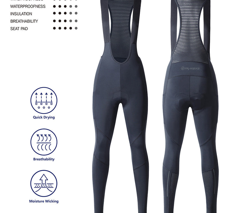 Coolmax 3D Tights Cycling Bib Pants