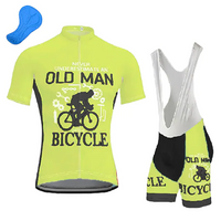 Sunnyriant Old Man Men's Short Sleeve Cycling Jersey