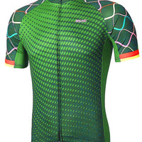 Men's Short Sleeve Cycling Jersey Summer Polyester Bike Jersey