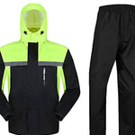 unisex rainsuit waterproof jacket and trousers set hooded fishing
