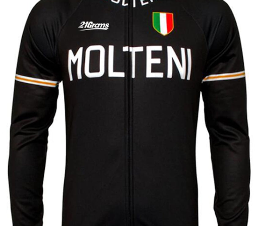Men's Long Sleeve Cycling Jersey Winter Polyester