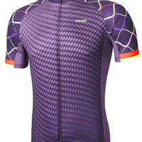 Men's Short Sleeve Cycling Jersey Summer Polyester Bike Jersey