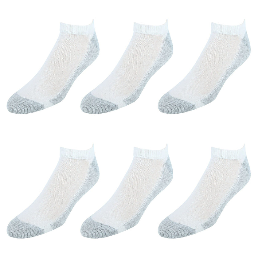 Hanes Men's Cushion No-Show Socks 6-Pack